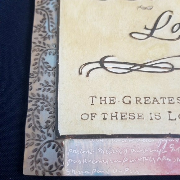 2 POLYRESIN SIGNS-LIVE LAUGH LOVE/DANCE LOVE SING - Picture 7 of 8